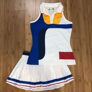 Adidas by Pharrell Williams girls tennis outfit